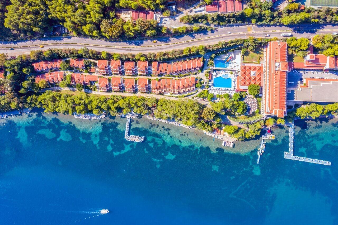 Labranda Mares Marmaris Hotel Exterior foto Aerial view of the hotel